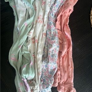 Floral and Pastel Baby Onesies